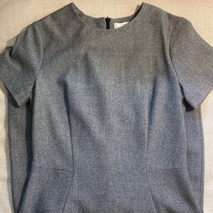 Mango sheath dress gray